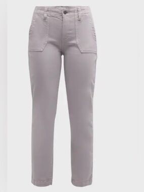 PAIGE Light Lavender High-Rise Jeans straight leg